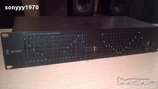 Boost eq-215s dual 15 band equalizer-внос швеицария