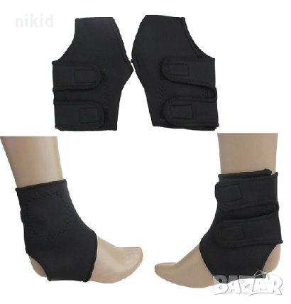 Турмалинова Магнитна Глезенка магнитни колани стягащи и сгряващи глезени при болка