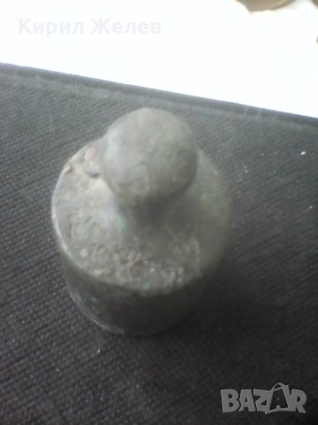 Стара бронзова тежес А 487 