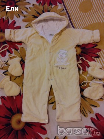 Космонавт-ескимос и зимен комплект 80 см