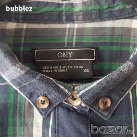 Дамска риза Obey, снимка 3 - Ризи - 16172200