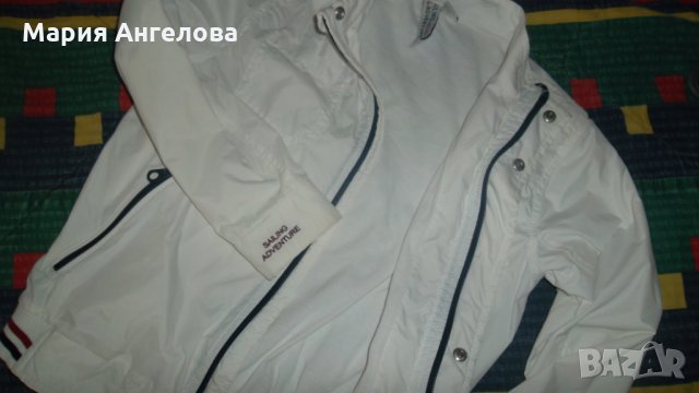 Бяло пролетно якенце размер- 128, снимка 2 - Детски якета и елеци - 25020397