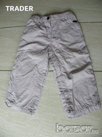 Детски панталони, подплатени, Kitchoun, 18м, 81см , снимка 1 - Панталони и долнища за бебе - 12373588