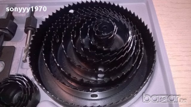 Нов голям-Комплект от 16 бр фрези и свредла в куфар, снимка 5 - Други инструменти - 17101898