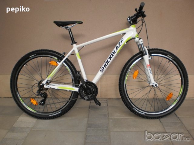 Продавам колела внос от Германия алуминиев спортен МТВ велосипед SHOCKBLASE ONE 27.5 цола преден амо