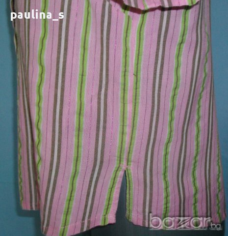 Два различни броя / Дамска риза от органичен памук в райе , снимка 7 - Ризи - 14505690