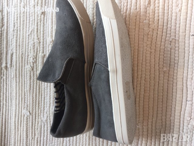 Нови обувки,сив  естествен велур RAINBOW, снимка 4 - Дамски ежедневни обувки - 21939185