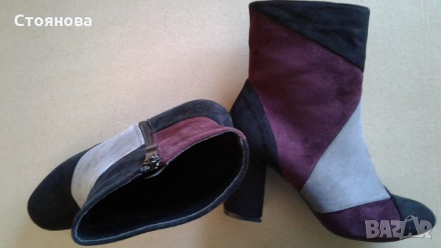 Дамски боти естествен велур "Glamorous" 37 номер, снимка 6 - Дамски боти - 25220393