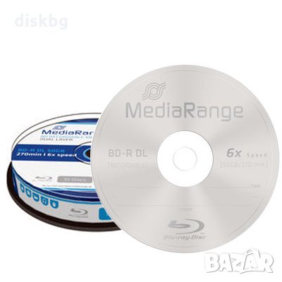 BD-R DL 50GB MediaRange - празни дискове Блу Рей, двуслойни, снимка 1 - Друга електроника - 22347955