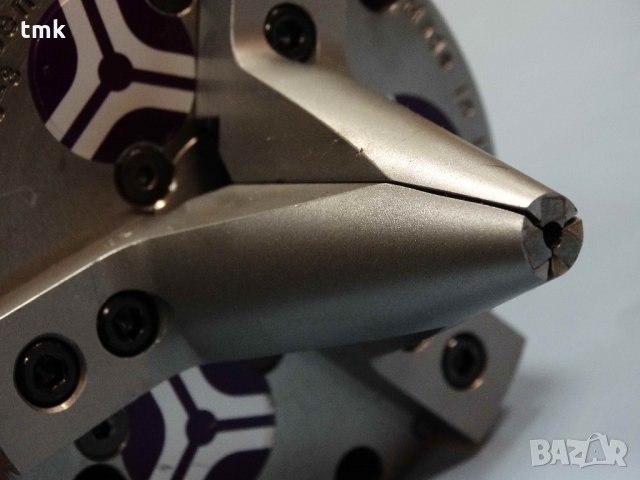 Клинозатегателен патронник Ф 100 MicroCentric 3-челюстен, снимка 4 - Резервни части за машини - 23981651