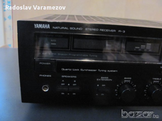 Yamaha  R 3 Natural Sound Stereo Receiver , снимка 4 - Ресийвъри, усилватели, смесителни пултове - 14275505