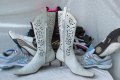летни ботуши Laura Bellariva original White Summer Boots, N-37, естествена кожа,GOGOMOTO.BAZAR.BG®, снимка 5
