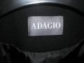 Класическо дамско черно палто ADAGIO, ново, размер ЕU 40 , снимка 3