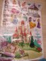 огромен приказен замък с принцеси стикер лепенка самозалепващ за стена и мебел детска стая , снимка 3