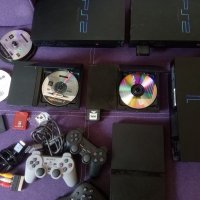 PS2 PlayStation 2 + 10 игри Хакнати Конзоли хакната мемори карта , снимка 1 - Други игри и конзоли - 21485827
