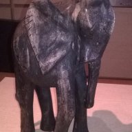 слон-голям и тежък/масивен-33х25х16см-внос швеицария, снимка 4 - Антикварни и старинни предмети - 18309502