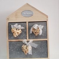 Декоративни дървени кутии с чекмеджета за ключове, снимка 3 - Закачалки - 24927070