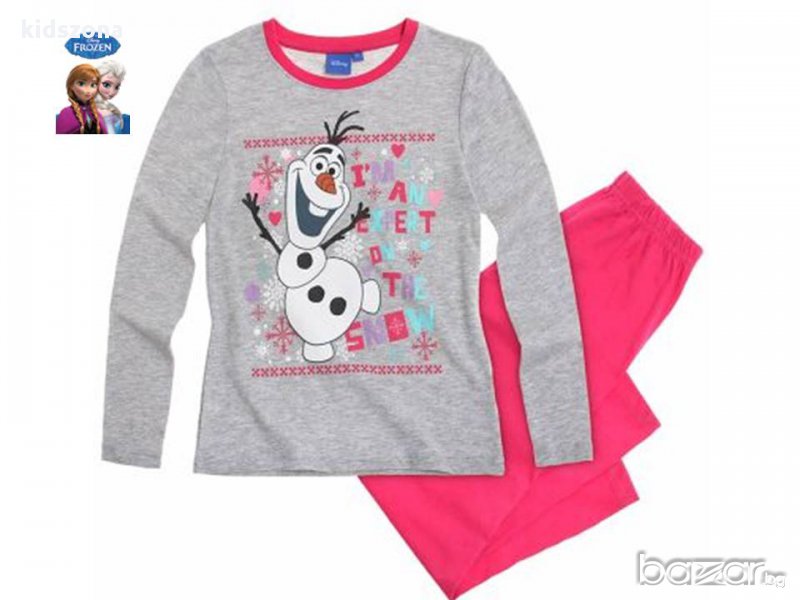 Нова цена! Детска пижама Frozen за 5 и 6 г. - М 03, снимка 1