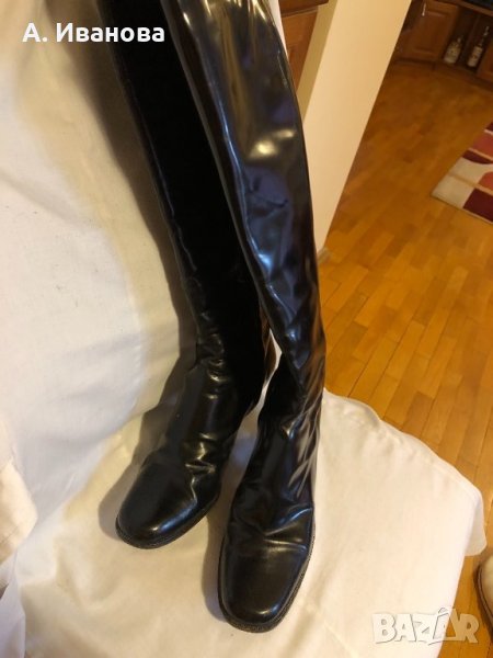 Дамски ботуши естествена кожа Calvin Klein, снимка 1