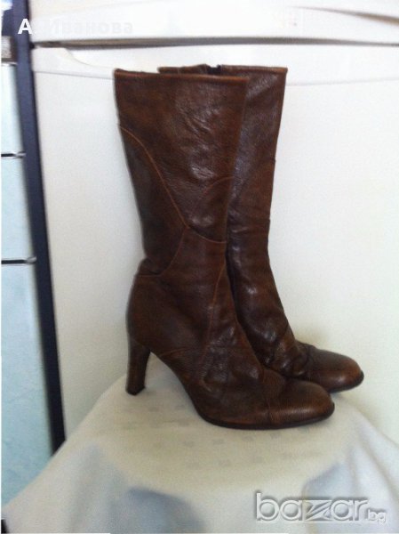 Дамски ботуши естествена кожа, снимка 1