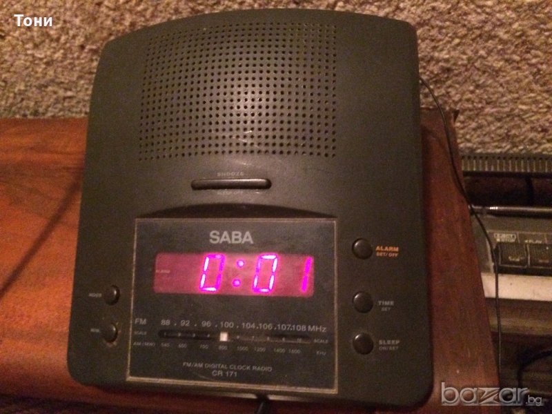 SABA-Радиобудилник, снимка 1