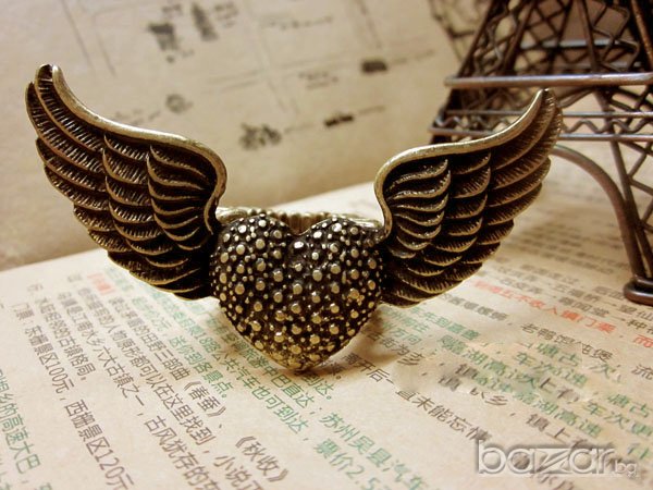 Пръстен "Бронзово сърце" /А-30/, снимка 1