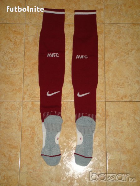Футболни Чорапи Найк Калци Астън Вила Football Socks Nike Aston Villa, снимка 1