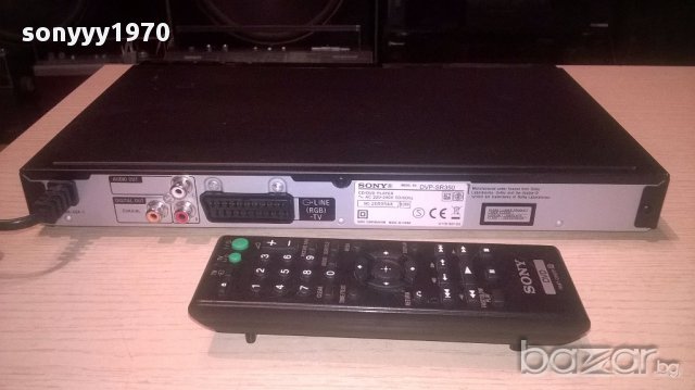 Sony dvp-sr350 cd/dvd/usb+remote-внос швеицария, снимка 15 - Ресийвъри, усилватели, смесителни пултове - 15303669