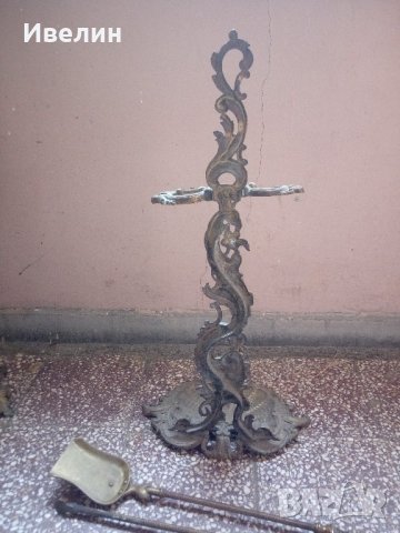 барокови прибори за камина, снимка 3 - Антикварни и старинни предмети - 21698276