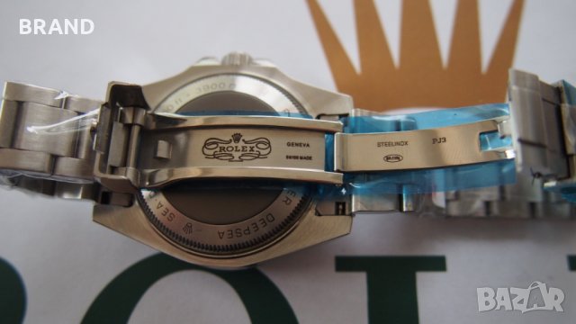 Масивен мъжки часовник ROLEX Deepsea Sea-Dweller D-Blue 44мм клас ААА+, снимка 10 - Мъжки - 24363699