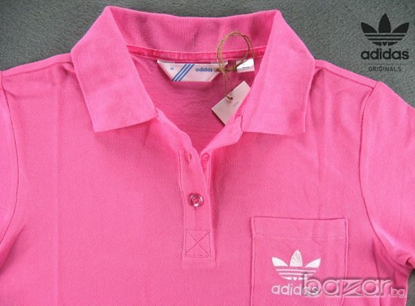 ADIDAS ORIGINALS POLO Дамска Тениска size 38 (S / M), снимка 3 - Тениски - 6479537