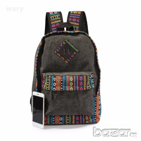 синя винтидж раница, снимка 12 - Раници - 17988433