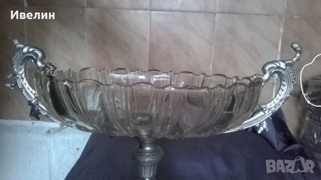 стара барокова фруктиера, снимка 4 - Антикварни и старинни предмети - 23430108