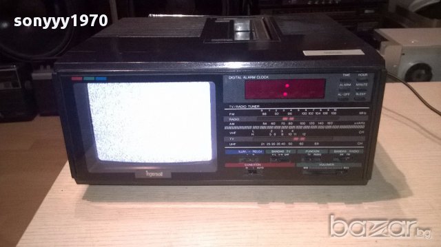 Ingersoll tv/radio 12v/batery+220v-внос швеицария, снимка 1 - Телевизори - 15527827