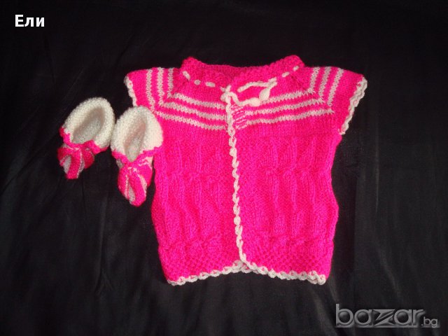 Бебешки Нови ръчно плетени дрешки , снимка 2 - Комплекти за бебе - 12961309