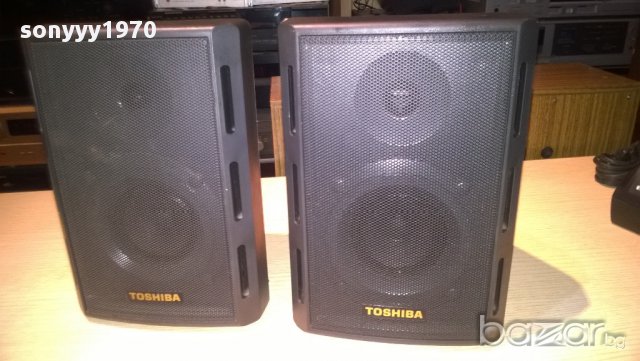 toshiba-тонколони-2 броя-24/16/12см-внос швеицария, снимка 2 - Тонколони - 10514922