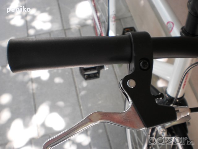 Продавам колела внос от Германия шосеен велосипед сингъл спиид фикс бял модел 2020г , снимка 13 - Велосипеди - 10061727