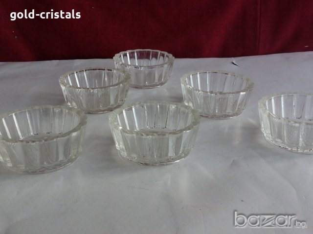 руски кристални свещници купички , снимка 7 - Декорация за дома - 20681553