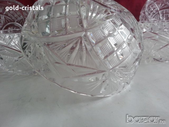 кристални купички, снимка 7 - Антикварни и старинни предмети - 20839327