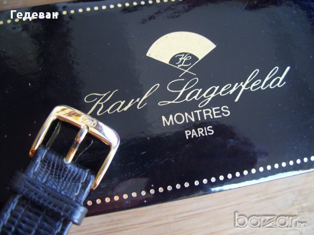 Елегантен Karl Lagerfeld Montres унисекс, снимка 2 - Мъжки - 14886556