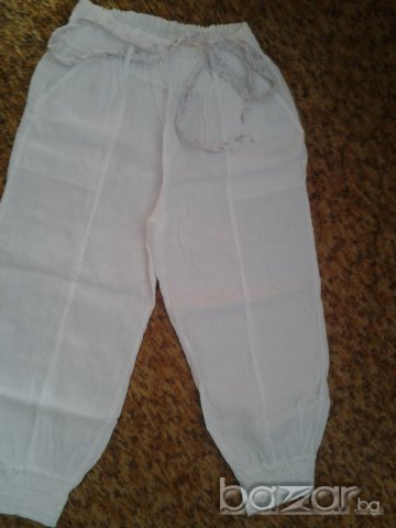 бели нови шалварки, снимка 3 - Панталони - 7370948