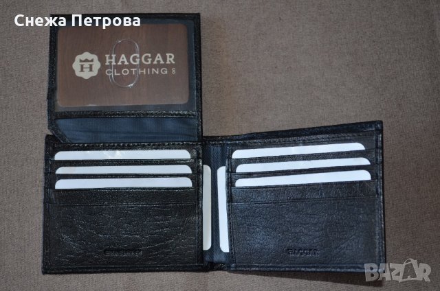 Haggar N78006/08 хоризонтален портфейл, снимка 5 - Портфейли, портмонета - 21847640
