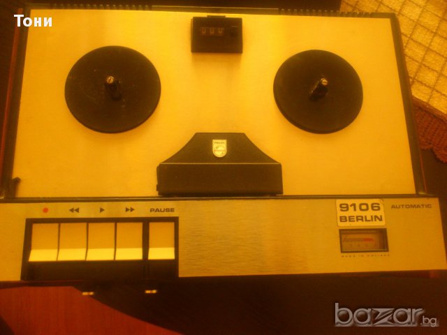 Магнетофон PHILIPS 9106 BERLIN, снимка 3 - MP3 и MP4 плеъри - 15846088