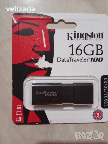 Флаш памет Kingston 16gb, снимка 1 - USB Flash памети - 22275874