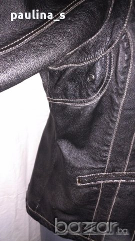 Унисекс яке / естествена кожа ”Heine” leathers / голям размер, снимка 6 - Якета - 15709862