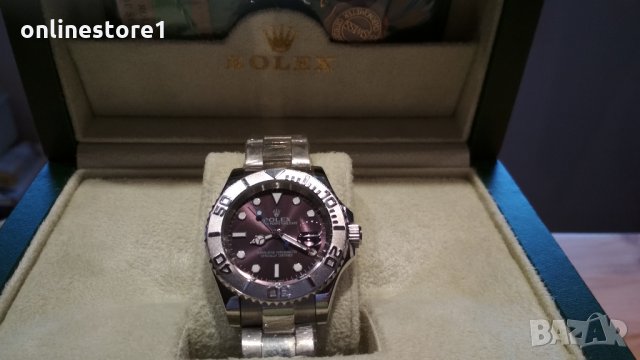 Ролекс / Rolex Yacht-Master Rhodium 40 мм, снимка 2 - Мъжки - 22478180