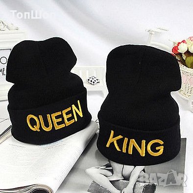 Зимни шапки King & Queen - 3 Модела, снимка 4 - Шапки - 22383919