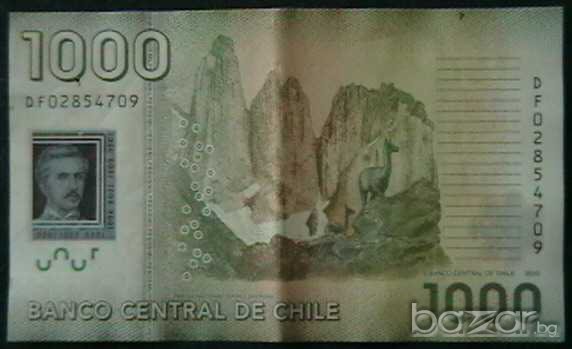 1000 песо 2010, Чили, снимка 2 - Нумизматика и бонистика - 7550658