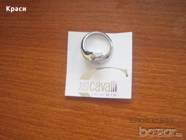Оригинален нов пръстен Just Cavalli, снимка 4 - Пръстени - 17385180