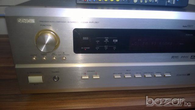 denon avr-2801-7-chanel surraund receiver-3-optical-8-s video-japan-от швеицария, снимка 11 - Ресийвъри, усилватели, смесителни пултове - 7592954